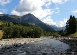 Die Lutz im hinteren Grossen Walsertal nahe Buchboden (Foto: eli).