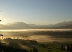 Septembermorgen im St. Galler Rheintal (Foto: Friedrich Böhringer/Wikimedia).